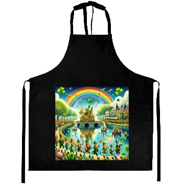 Discover St. Patrick's Reflections Luck of the Irish Aprons