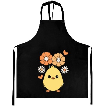 Discover Chick Chicken Spring Flowers Summer Easter Garden Aprons