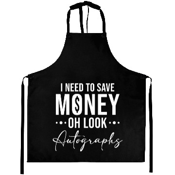 Discover Save Money Autographs Collector Fun Aprons