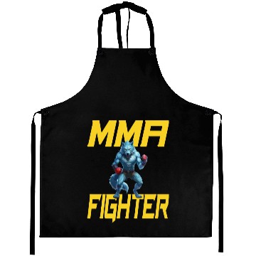 Discover MMA Werewolf - Cool MMA Fighter Design Aprons