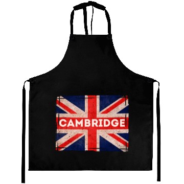 Discover Cambridge Flag England UK Aprons