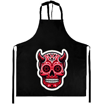 Discover Adventurous Spirit: Daredevil Sugar Skull Aprons