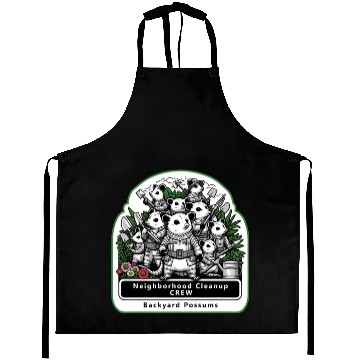 Discover Backyard Possums Cleanup Crew Eco Warriors Aprons