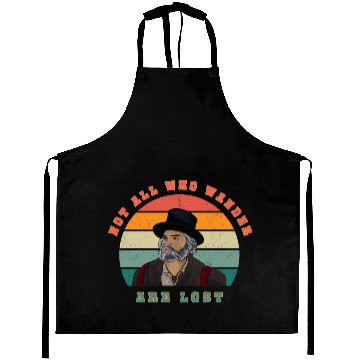 Discover Not all who Wander are Lost Aprons