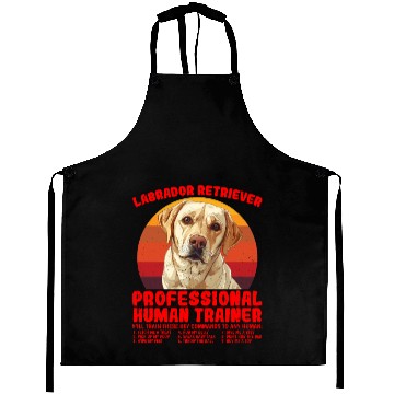 Discover LABRADOR RETRIEVER PROFESSIONAL HUMAN TRAINER Aprons