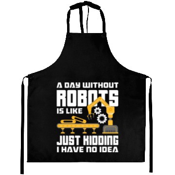 Discover Funny Robotics Robot Engineering Programming Aprons