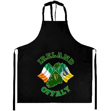 Discover Offaly Ireland Irish Flag and County Flag Aprons