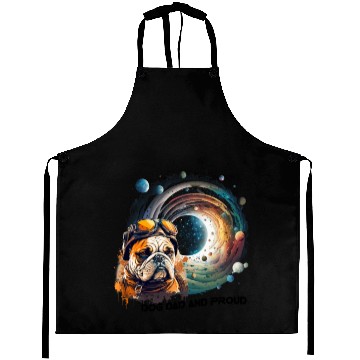Discover Dog Dad and Proud Aprons