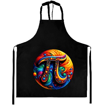 Discover Pi Day Nerd Geek Love Math Pi Symbol Kids Men Aprons