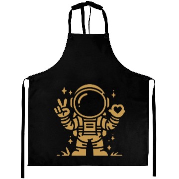 Discover Brown Astronaut is sending love Aprons