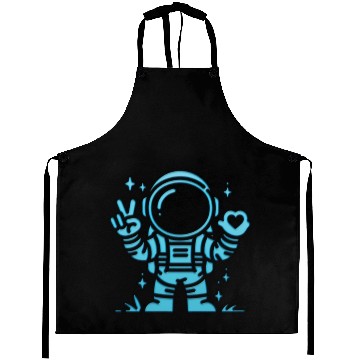 Discover Blue Astronaut is sending love Aprons