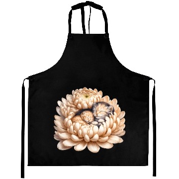 Discover Kittens Sleeping In Flower Aprons