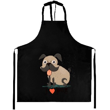 Discover I Love Pug Aprons