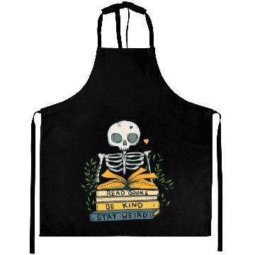 Discover Read books be kind stay weird Aprons
