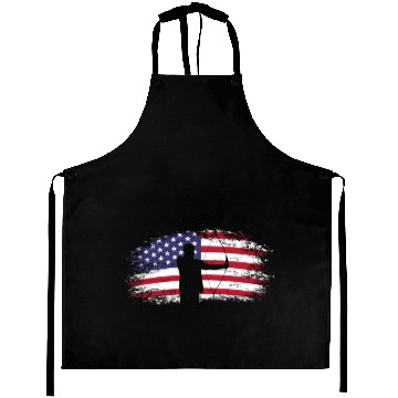 Discover Archery Bow America USA Aprons
