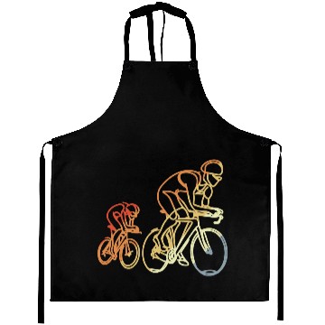 Discover Cycling Retro Style Aprons