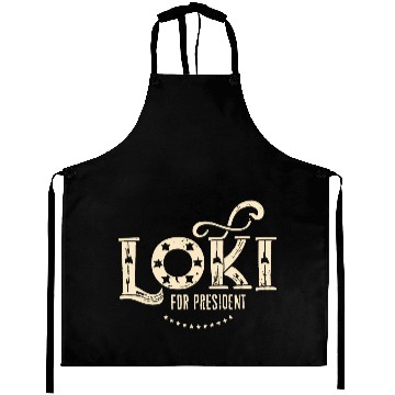 Discover Loki For President Funny History Aprons