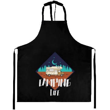Discover CAMPING LIFE (pd119) Aprons