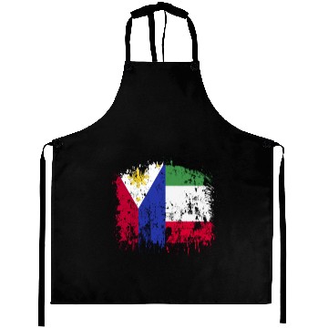 Discover Philippines Italy Flag 3D Aprons