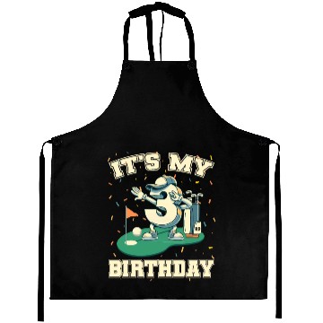 Discover It's My Birthday Boy 3rd Golf B-day Golfing Aprons
