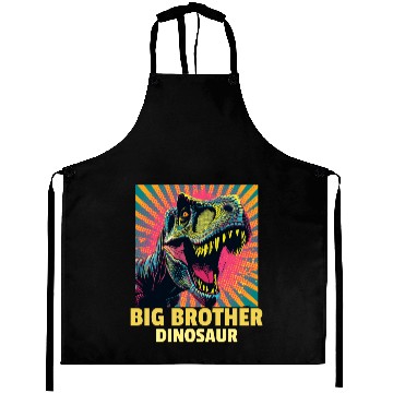 Discover Big Brother Dinosaur Aprons
