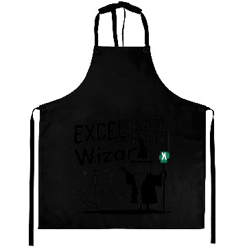 Discover excel wizad funny accountant, bookkeeper and audit Aprons