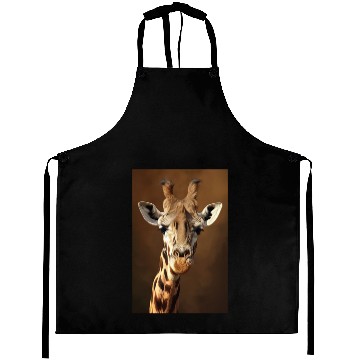 Discover Giraffe Animal Nature Aprons