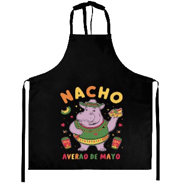 Discover Nacho Average Hippo Mexican Hippopotamus Aprons