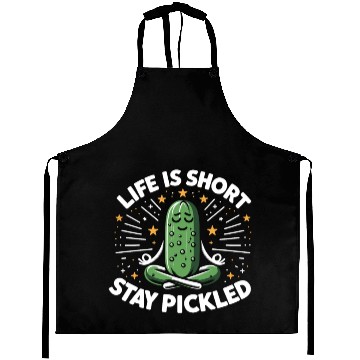 Discover Pickle Lover Funny Pickle Dill pickle Pickled Aprons
