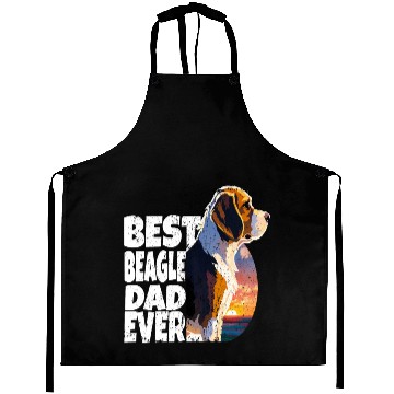 Discover BEST BEAGLE DAD EVER Aprons