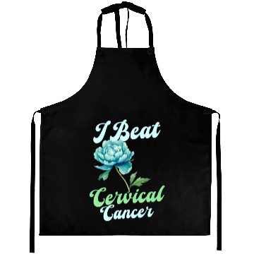 Discover Cervical Cancer Awareness I Beat Cervical Cancer Aprons