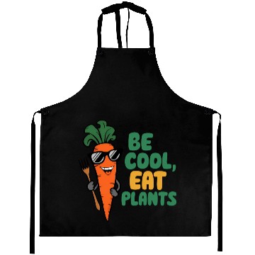 Discover Cool Carrot In Sunglasses Aprons