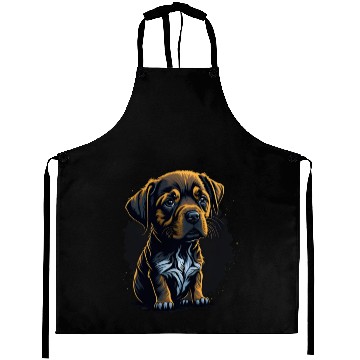 Discover sad dog Aprons