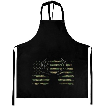 Discover American Flag Camouflage Outdoor Antlers Deer Aprons