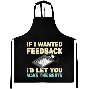 Discover Make Beats Funny Music Producer Aprons