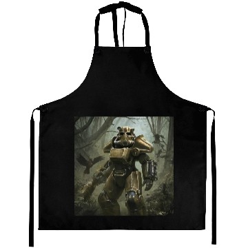 Discover The Robot No.2 Aprons