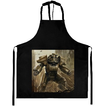 Discover The Robot No.3 Aprons
