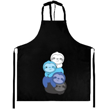 Discover Transmasc Flag Pride Lgbtq Cute Sloth Aprons