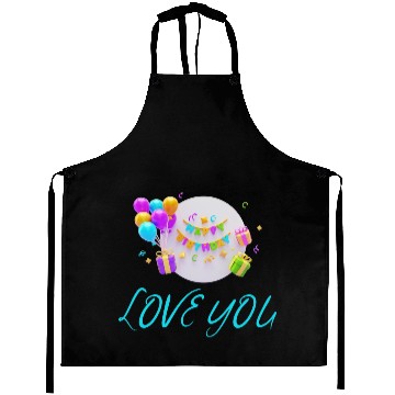 Discover FAMILY - LOVE YOU Aprons