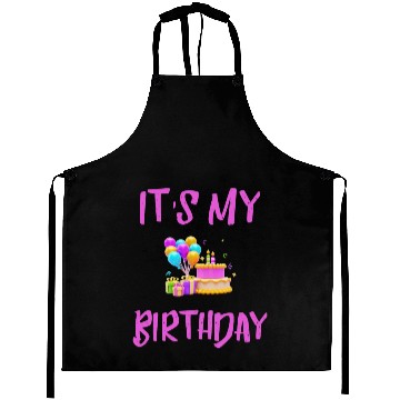 Discover Its my Birthday Aprons