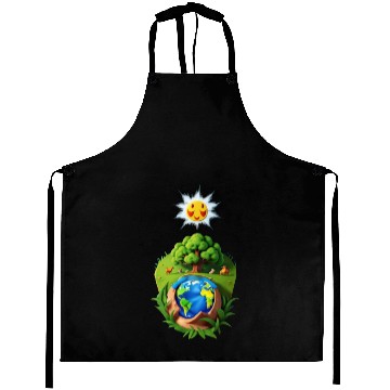 Discover Every Day is Earth day Aprons