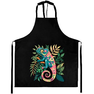 Discover Chameleonaire A Rich Lizard for Lizard Pet Lover Aprons