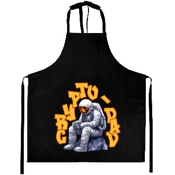 Discover Crypto Dad Father's Day Funny Cryptocurrency Trade Aprons