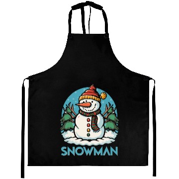 Discover Snowman Aprons design premium