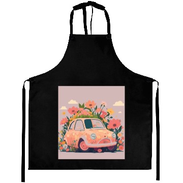 Discover Spring Flower and Old Car Aprons