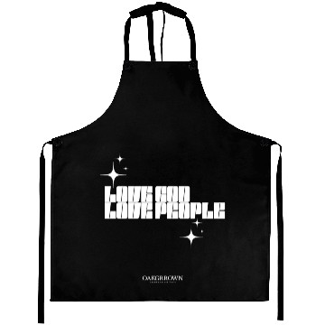 Discover Love God, Love People Aprons
