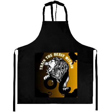 Discover "Train the Beast within!!" By BeastHugo704 Aprons