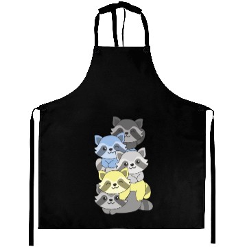Discover Periboy Flag Pride Lgbtq Cute Raccoon Pile Aprons