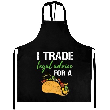 Discover Tacolover law student lawyer Aprons