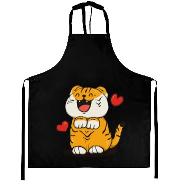 Discover 49Happy Puppy Tiger Aprons